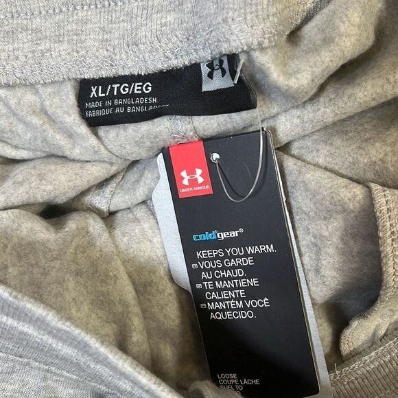 Under Armour UA Men's Rival Fleece Logo Joggers Sweatpants NWT- Men XL - Picture 4 of 7